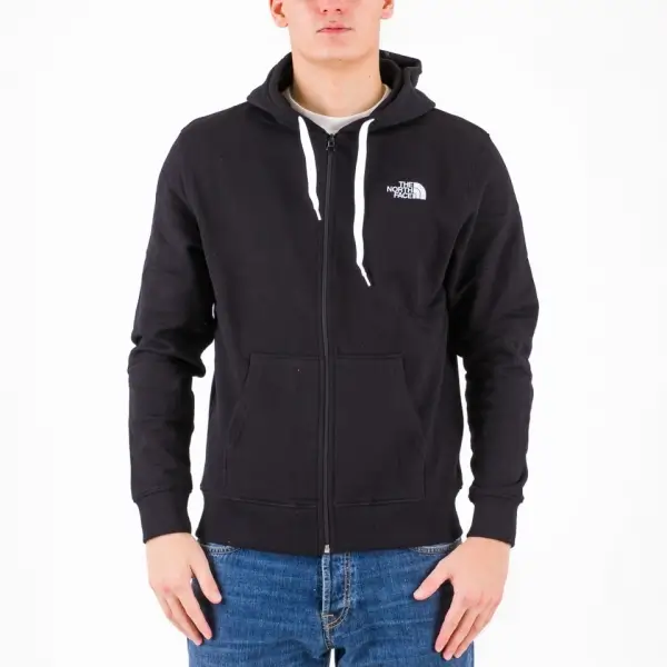 The North Face Open Gate Fullzip Hoodie Erkek Siyah Sweatshirt - NF00CG46KY41