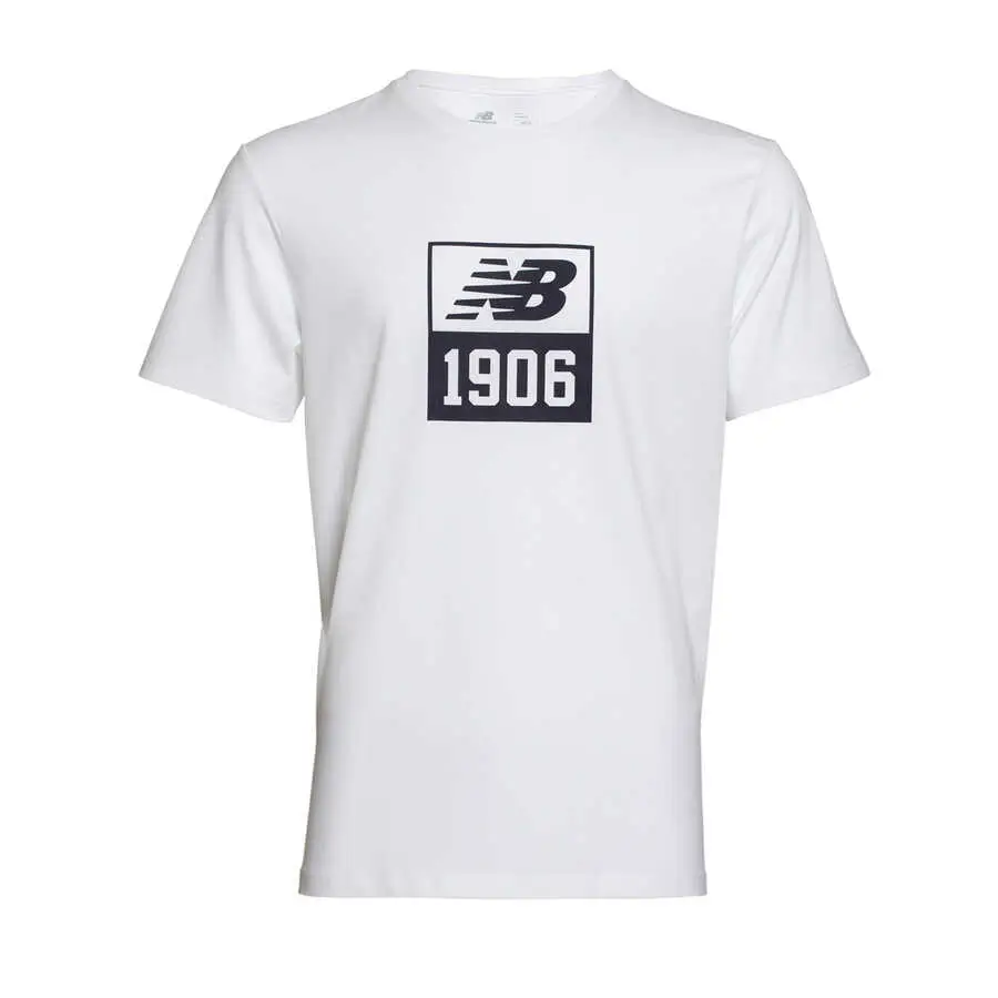 New Balance 1906 MENS TEE Beyaz Erkek Tişört - MPS004-WT
