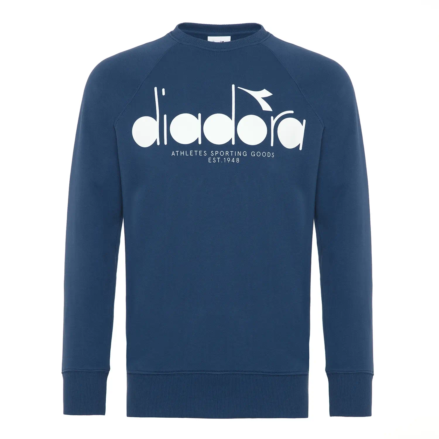 Diadora Sweatshirt Crew Iconic İndigo Mavi Erkek Sweatshirt - 502.173624-60065
