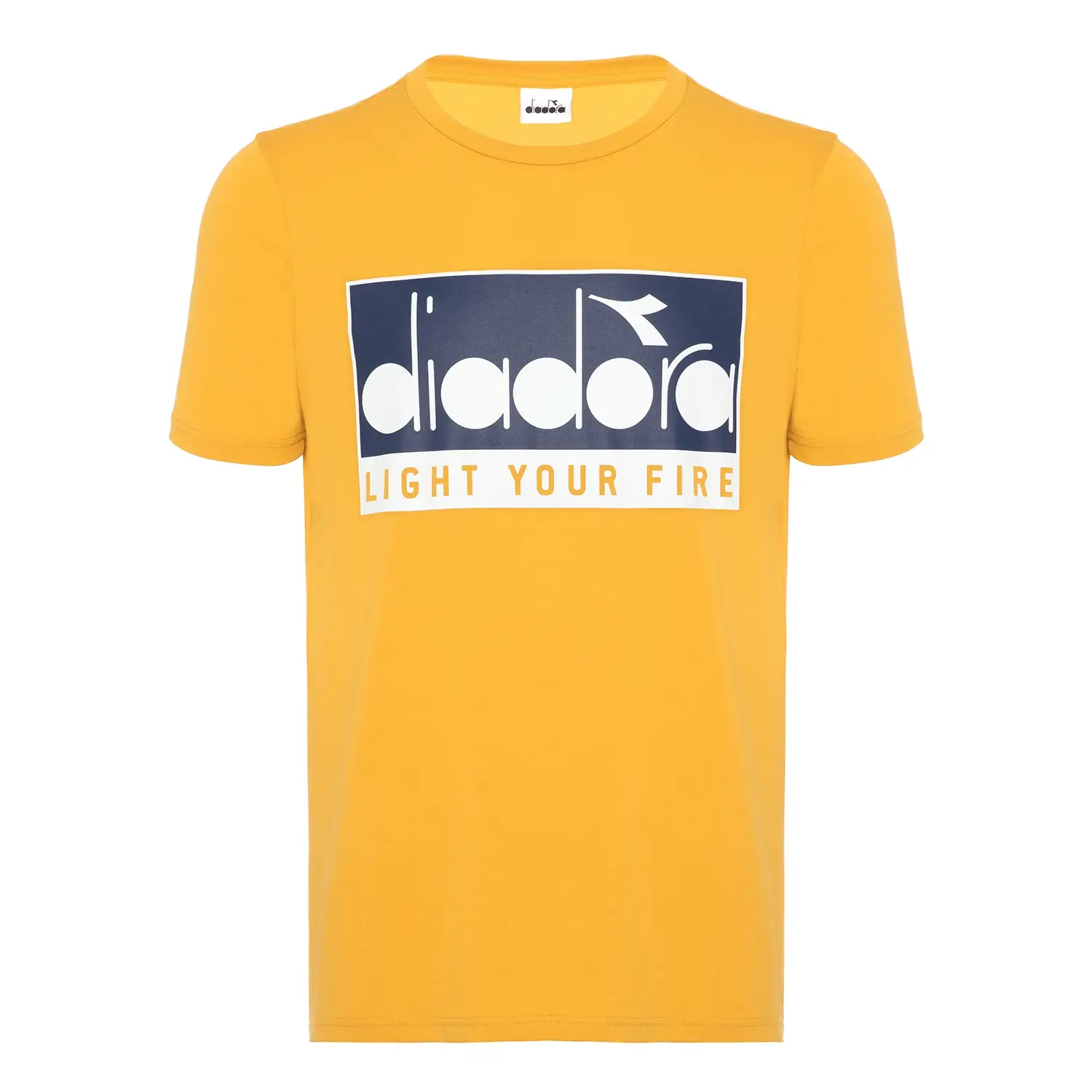 Diadora Ss T.shirt Iconic LYF Hardal Sarı Erkek Tişört - 502.175835-35042