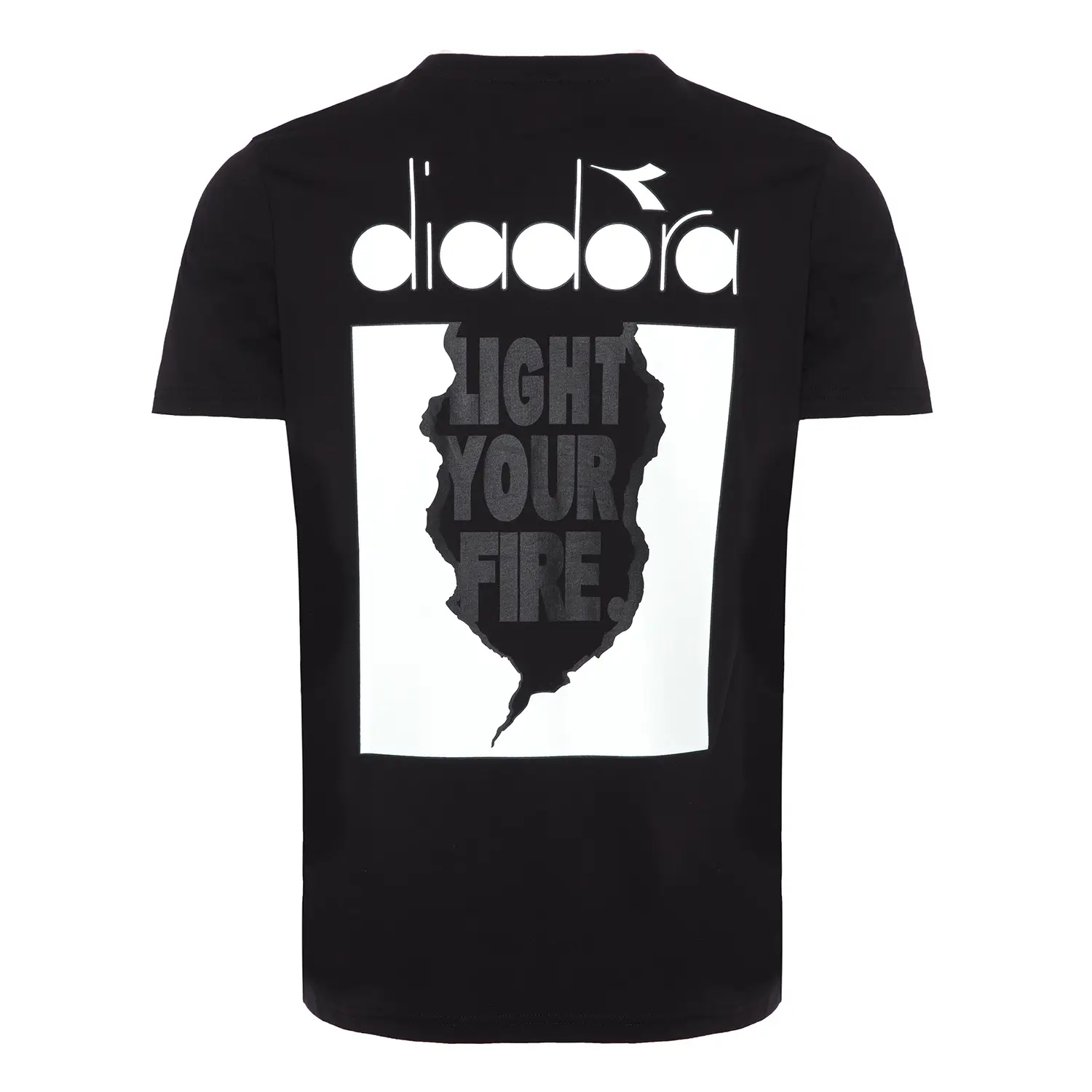 Diadora Ss T-shirt Light Your Fire Siyah Erkek Tişört - 502.175837-80013