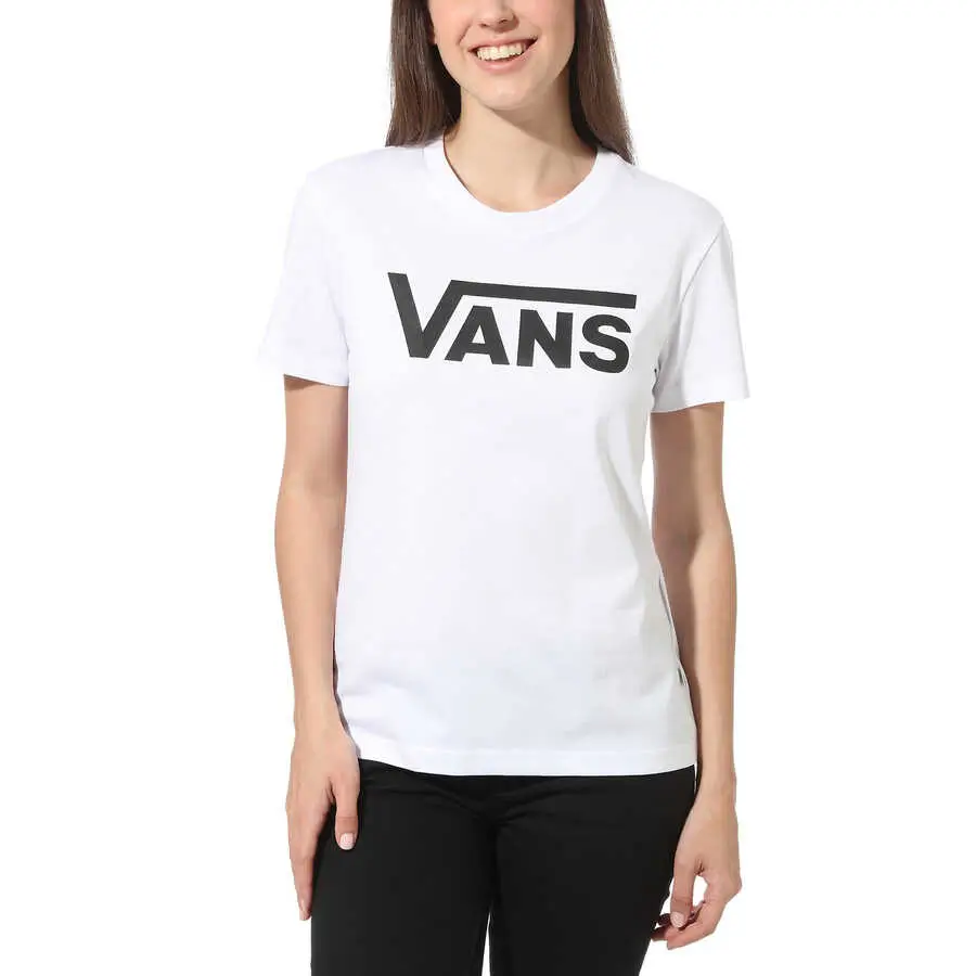 Vans Beyaz Kadın Tişört - VN0A3UP4WHT1