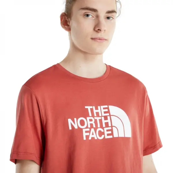 The North Face M S/S Easy Tee Kırmızı Erkek Tişört - NF0A2TX3UBR1