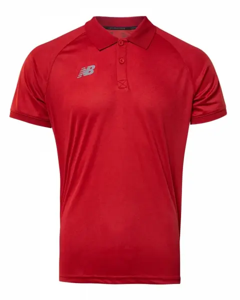 New Balance Erkek Performans Polo Tişört - TST2213-RED