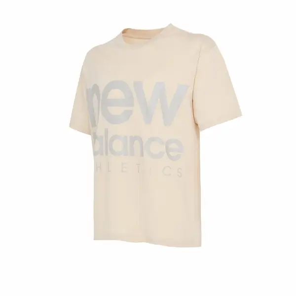 New Balance Lifestyle Kadın Tişört -UNT1346-MOP